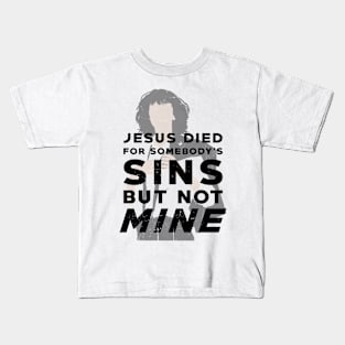 Patti Smith Gloria - Jesus Died for Somebody's sins but not mine, pop art style Kids T-Shirt